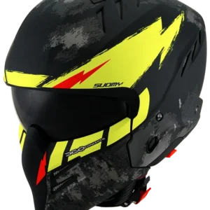 SUOMY ARMOR HI VOLT MATT BLACK/YELLOW