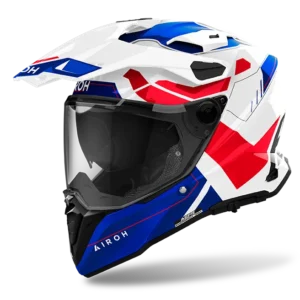 AIROH COMMANDER 2 REVEAL BLUE/RED GLOSS