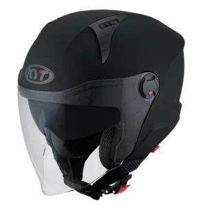 KYT D-CITY PLAIN MATT BLACK