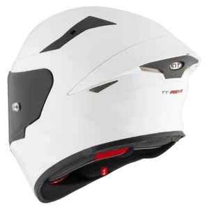 KYT TT-REVO PLAIN WHITE