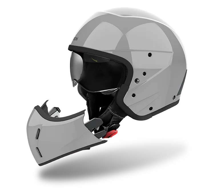 AIROH J110 COLOR CEMENT GREY GLOSS - Imagen 4