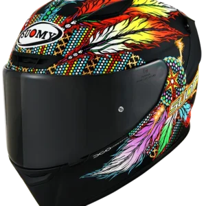 SUOMY TRACK-1 CHIEFTAIN MULTI MATT BLACK