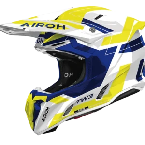 AIROH TWIST 3 DYNASTY BLUE/YELLOW GLOSS