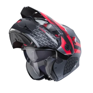 CABERG TOURMAX X SARABE MATT GUN METAL/BLACK/RED