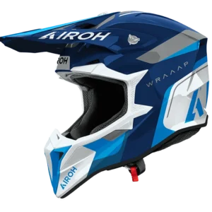 AIROH WRAAAP CONQUER BLUE GLOSS