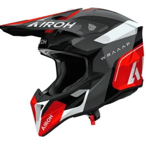 AIROH WRAAAP CONQUER RED GLOSS