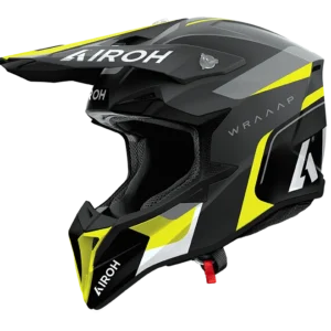 AIROH WRAAAP CONQUER YELLOW MATT