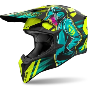 AIROH WRAAAP CYBER YELLOW MATT