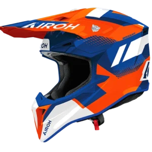 AIROH WRAAAP VISION ORANGE/BLUE GLOSS