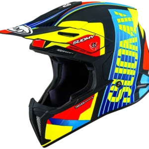 SUOMY X-WING AMPED BLACK/LIGHT BLUE