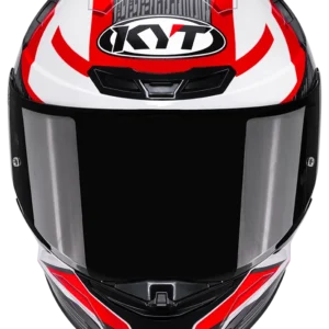 KYT TT-REVO SPEEDING WHITE/RED