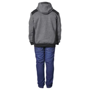 GMS GRIZZLY JUNIOR HOODIE BLACK/ANTHRACITE