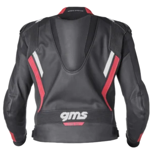 GMS GR-1 2PC LEATHER SUIT BLACK/RED/WHITE
