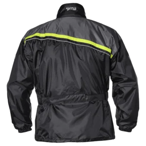 GMS DOUGLAS RAIN JACKET BLACK/FLUO YELLOW