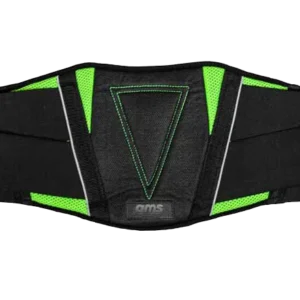 GMS KIDNEY BELT RACING BLACK/FLUO YELLOW