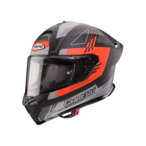 CABERG ROXTER COLT MATT BLACK/RED FLUO/GREY